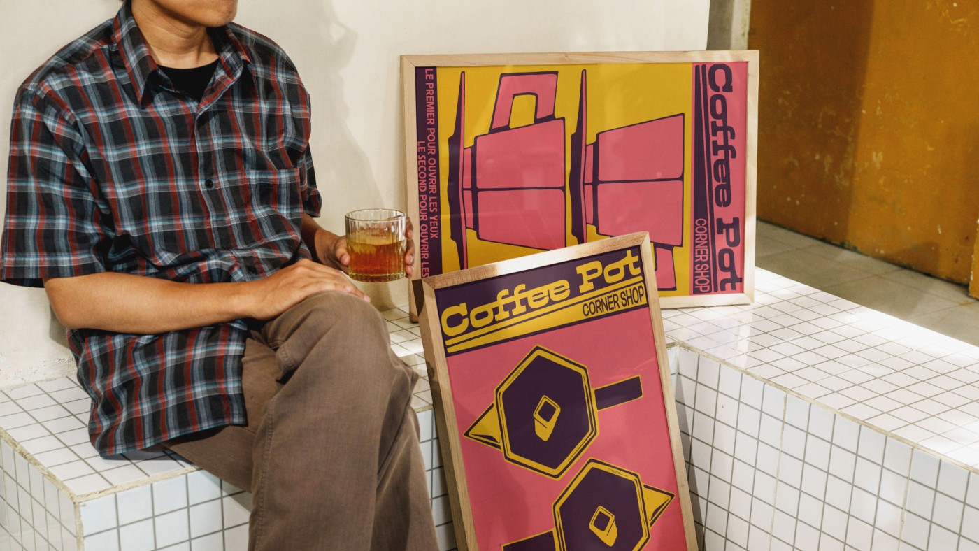 Affiches illustrées pour Coffee Pot, Toulouse