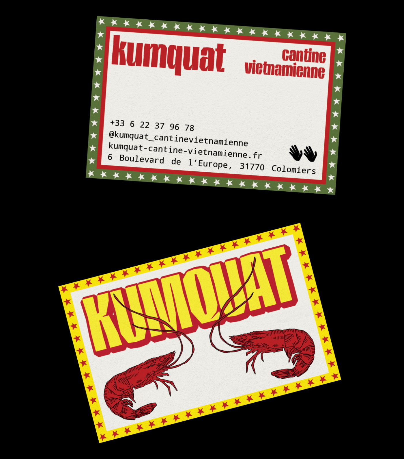 Carte de fidélité illustrée pour Kumquat