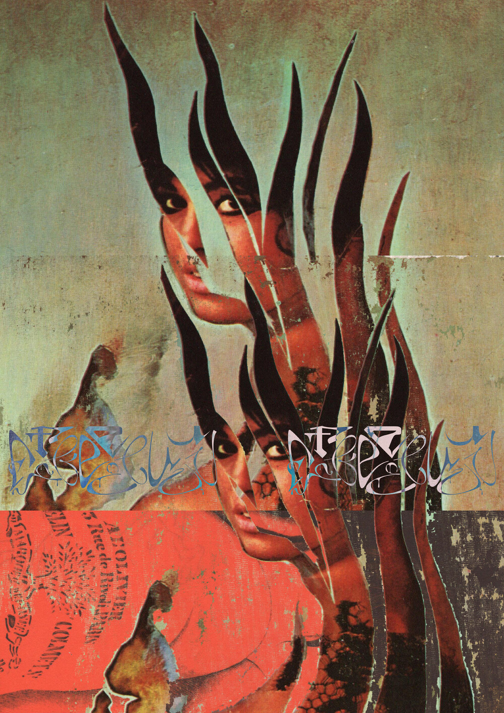 Poster collage — Affiche collage — Pau