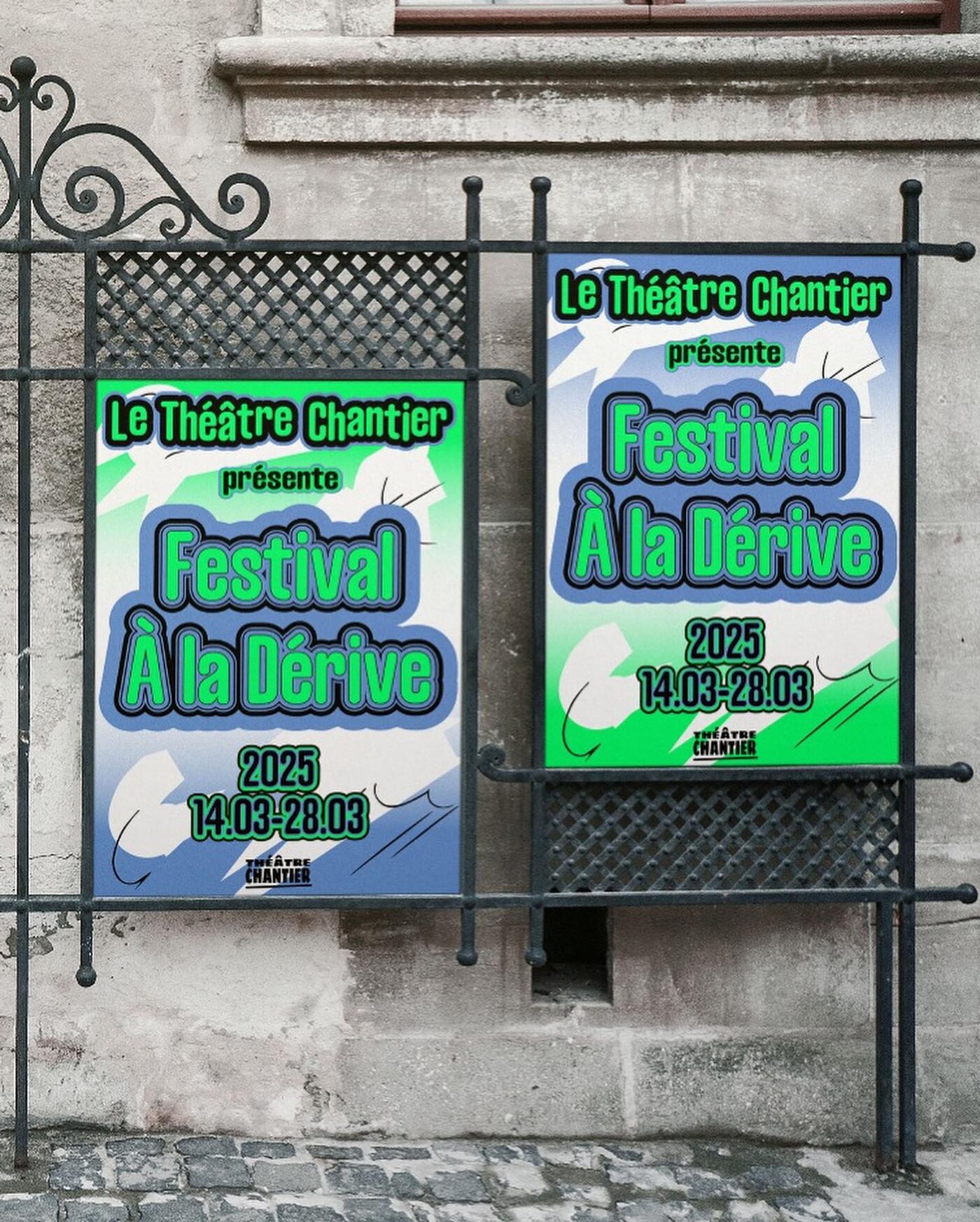 Théâtre Chantier — Identité visuelle — Sète (3/6)